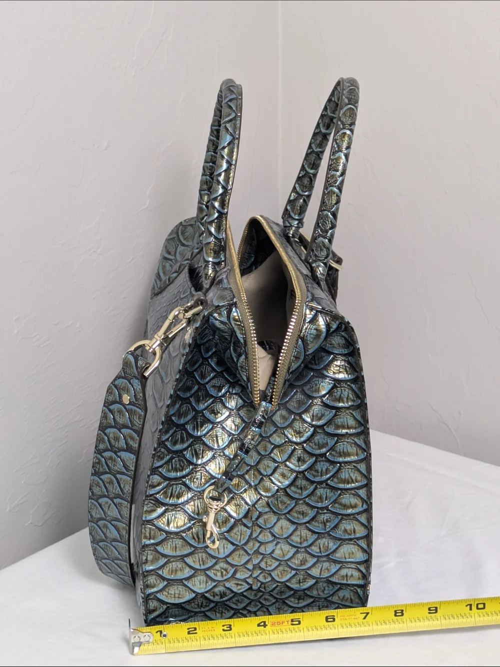 Brahmin Large Duxbury Satchel Rare Bird of Paradise Satchel Genuine Authentic